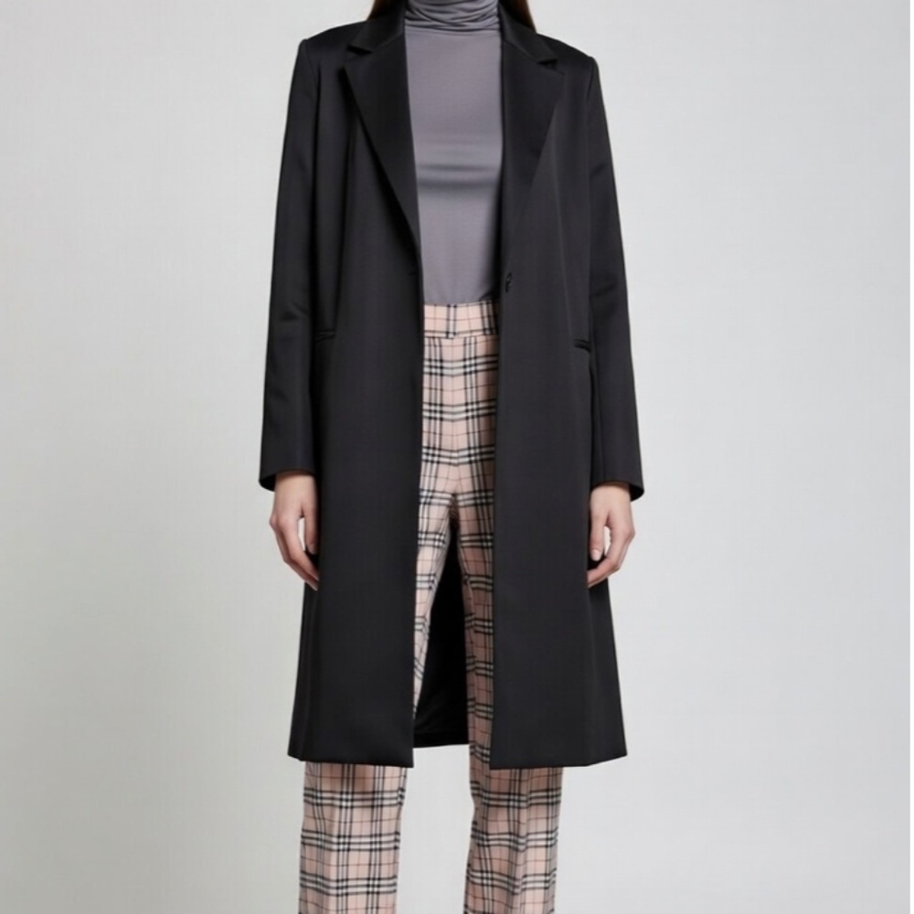 Burberry Nova Check Wool Pants Size 1